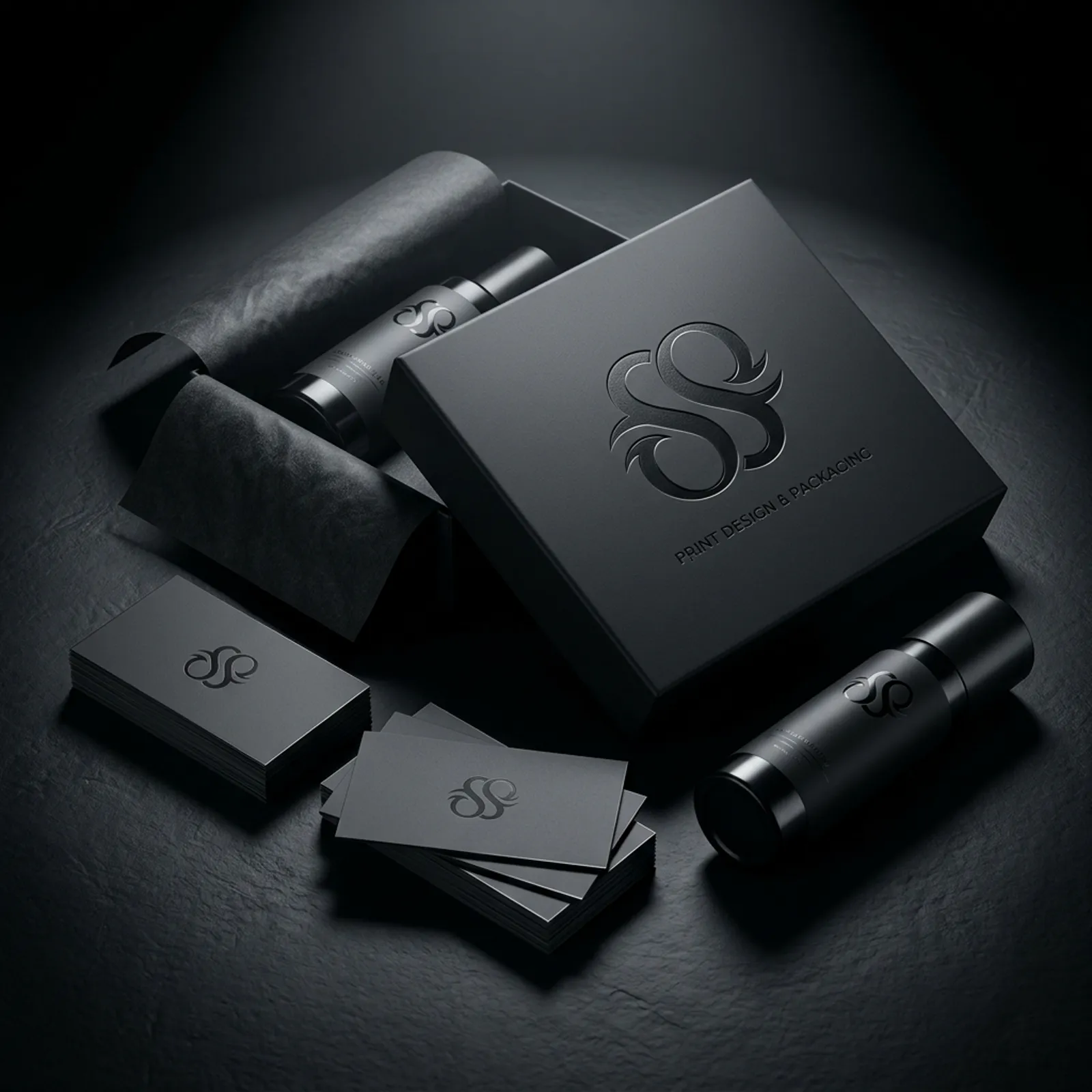 Surefire Studios branded print design and packaging artwork